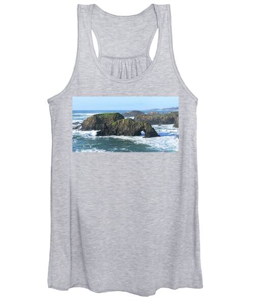 Majestic Coastal Rock Formations Women's Tank Top