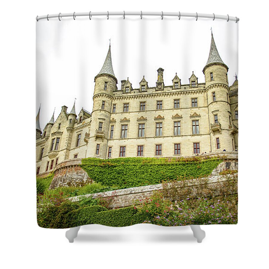 Majestic Castle On Hill Shower Curtain