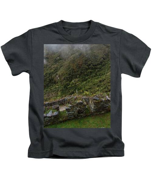 Misty Mountain Ruins Kids T-Shirt