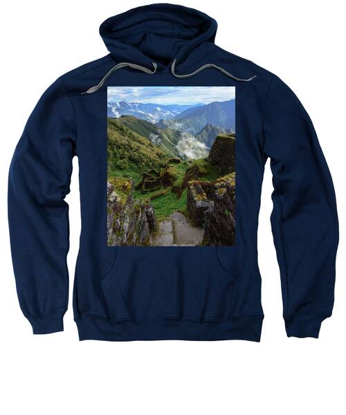 Mysterious Incan Ruins In The Mountains Sweatshirt