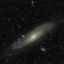 Vastness of the Andromeda Galaxy