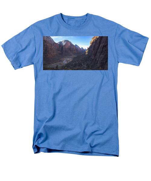 Breathtaking Valley Vista In Zion National Park Men's T-Shirt  (Regular Fit)