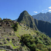 Machu Picchu In Sunlit Splendor Poster