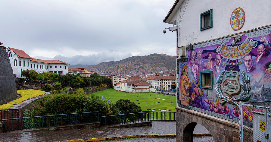 Street Scene with Colorful Mural Photograph - Street Scene with Colorful Mural by Brandon Wichmann