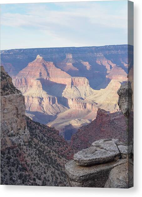 Majestic Grand Canyon Vista at Sunset Canvas Art Print by Brandon Wichmann