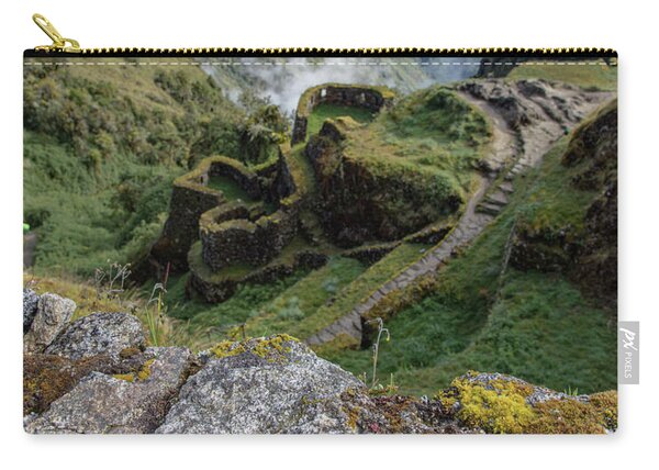 Misty Mountain Pathway Of The Inca Trail Zip Pouch