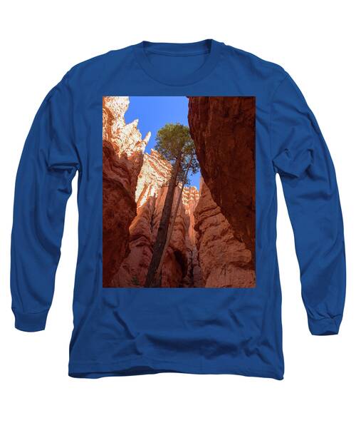 Tree Reaches Skyward In Bryce Canyon National Park Long Sleeve T-Shirt