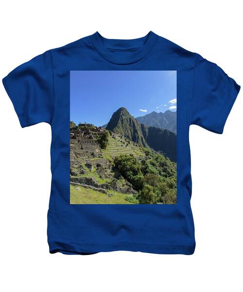 Machu Picchu In Sunlit Splendor Kids T-Shirt
