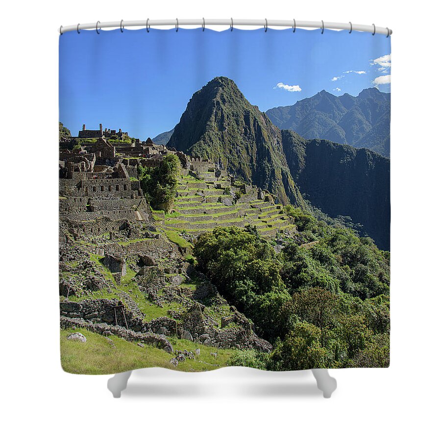 Machu Picchu In Sunlit Splendor Shower Curtain