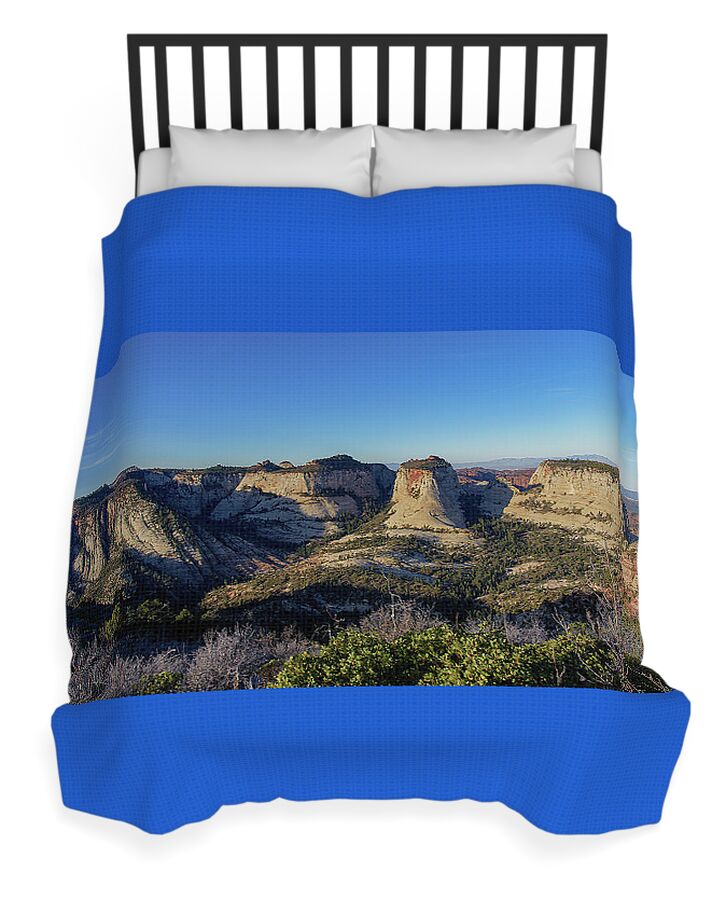 Majestic National Park Canyon Views Duvet Cover