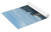 Dramatic Coastal Rock Formations Yoga Mat