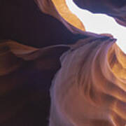Antelope Canyon Curves And Light Play Poster