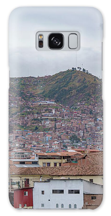 Rooftops and Hills of Cusco Galaxy Case