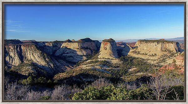 Majestic National Park Canyon Views Framed Print