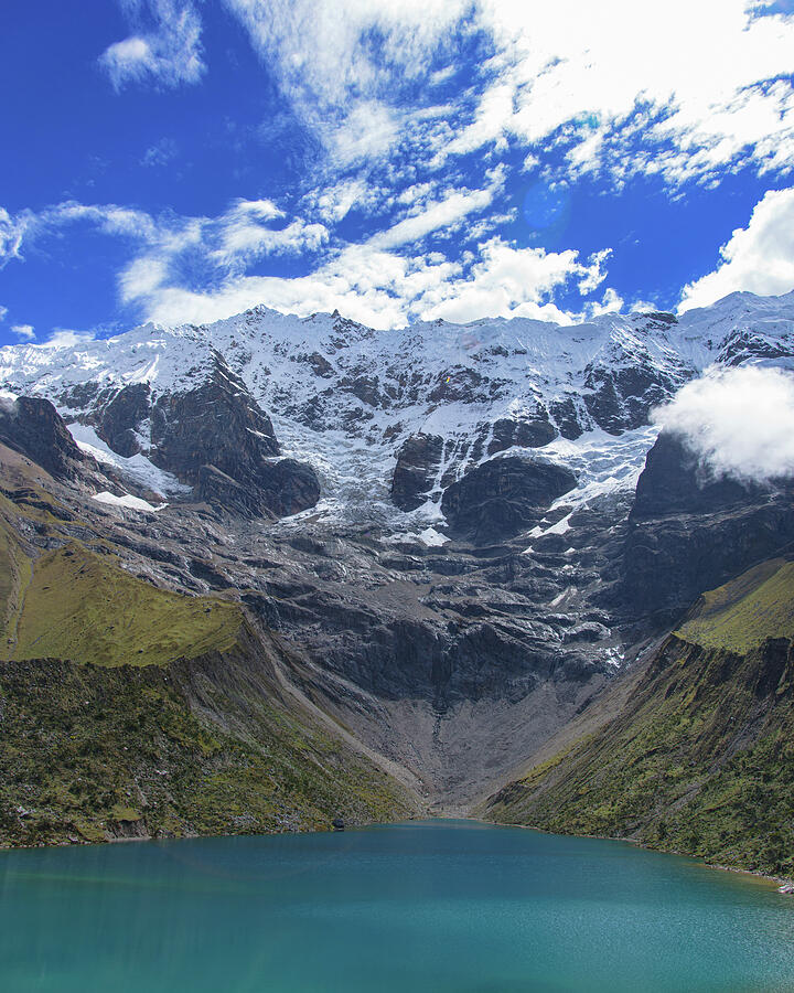 Majestic Mountain Overlooks Humantay Lake