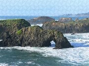 Majestic Coastal Rock Formations Jigsaw Puzzle