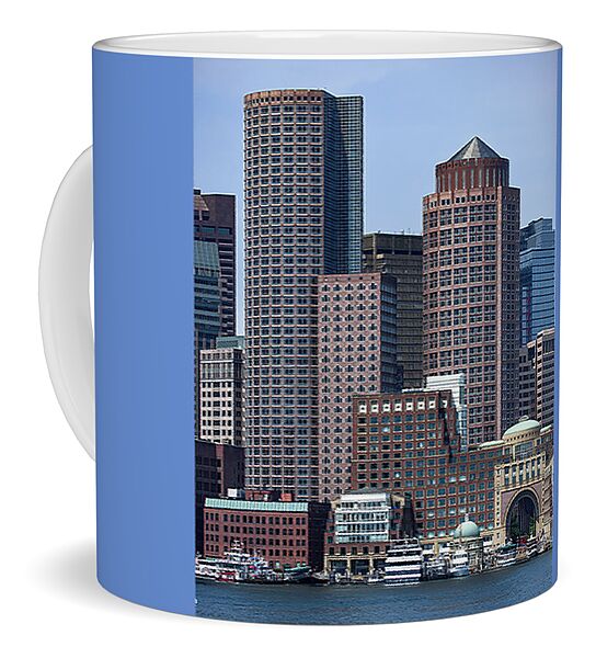Boston Skyline by the Water Coffee Mug