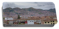 Rooftops and Hills of Cusco Portable Battery Charger