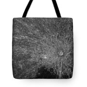 Lunar Surface Craters In Detail Tote Bag