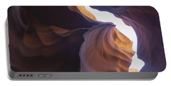 Antelope Canyon Curves And Light Play Portable Battery Charger