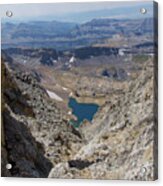 Breathtaking Middle Teton Mountain View Acrylic Print