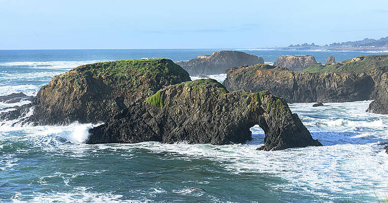 California Photograph - Majestic Coastal Rock Formations by Brandon Wichmann