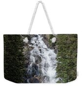 Waterfall Amidst Forest Landscape Weekender Tote Bag