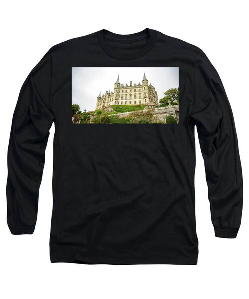 Majestic Castle On Hill Long Sleeve T-Shirt