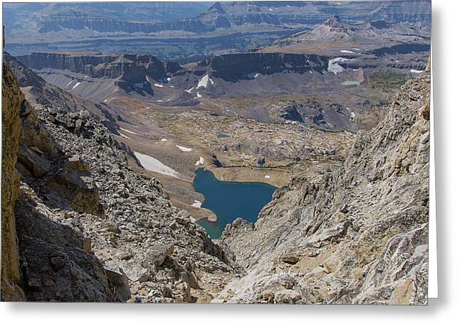 Breathtaking Middle Teton Mountain View Greeting Card