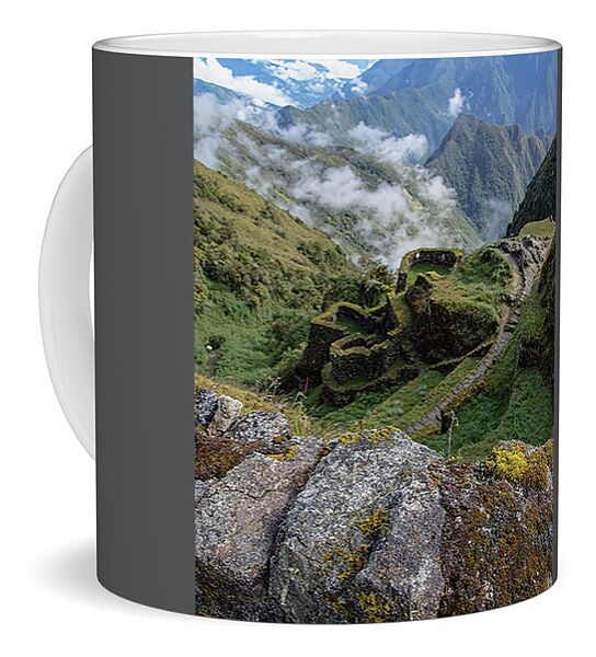 Misty Mountain Pathway Of The Inca Trail Coffee Mug