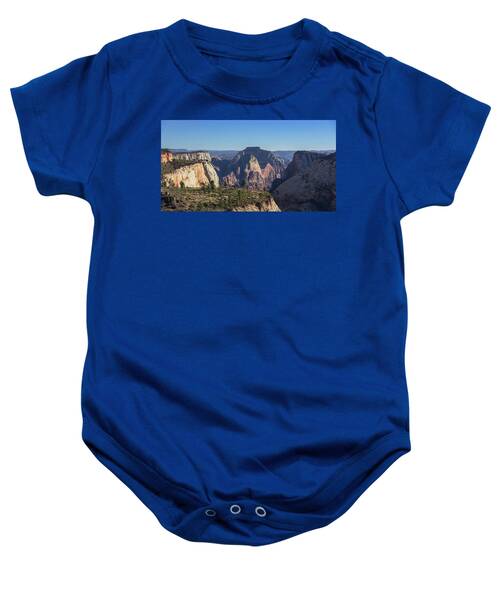 Majestic Mountain Range View Baby One-Piece