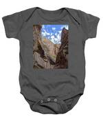 Majestic Canyon Sky View In The Narrows Baby One-Piece