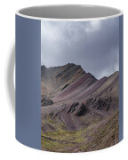 Majestic Andean Mountainscape With Colorful Striations Coffee Mug