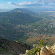 Expansive View From Ben Lomond Summit Art Print