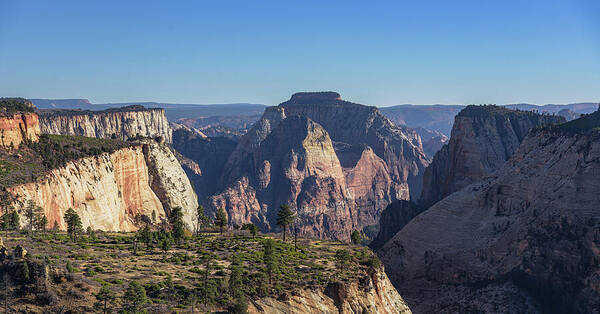 Majestic Mountain Range View Art Print