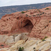 Natural Arch In Desert Landscape Art Print