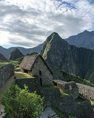 Sky Wall Art featuring the photograph Ancient Ruins With Majestic Mountain Backdrop by Brandon Wichmann