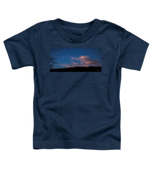 Twilight Over Forested Horizon Toddler T-Shirt