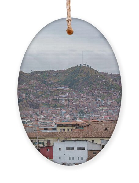 Rooftops and Hills of Cusco Ornament
