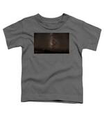 Milky Way Over Tranquil Shoreline Toddler T-Shirt