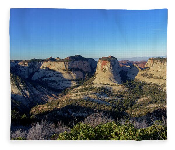Majestic National Park Canyon Views Fleece Blanket