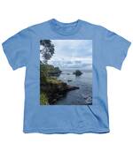 Rugged Coastal Landscape with Cliffs Youth T-Shirt