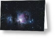 Cosmic Dance Among The Stars Greeting Card