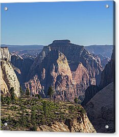 Majestic Mountain Range View Acrylic Print by Brandon Wichmann