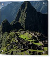 Majestic Ruins In A Mountain Valley Acrylic Print