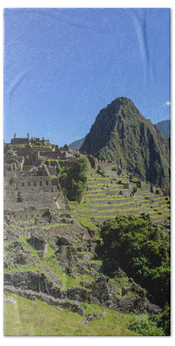 Machu Picchu In Sunlit Splendor Hand Towel