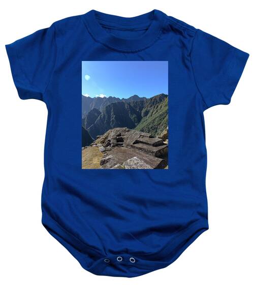 Majestic Mountain Views At Machu Picchu Baby One-Piece
