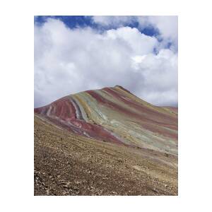 Colorful Rainbow Mountain Under Cloudy Sky by Brandon Wichmann Colorful Rainbow Mountain Under Cloudy Sky by Brandon Wichmann