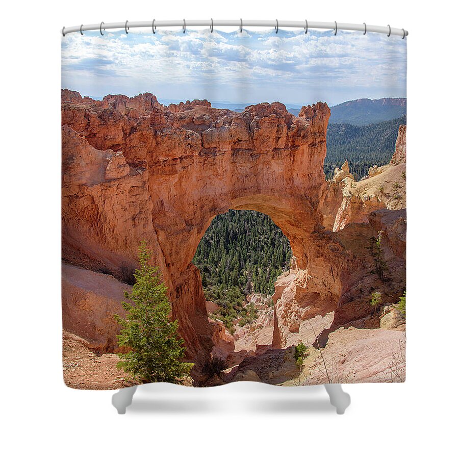 Majestic Natural Rock Arch In Bryce Canyon National Park Shower Curtain