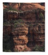Majestic Red Rock Formations In Sedona Arizona Fleece Blanket